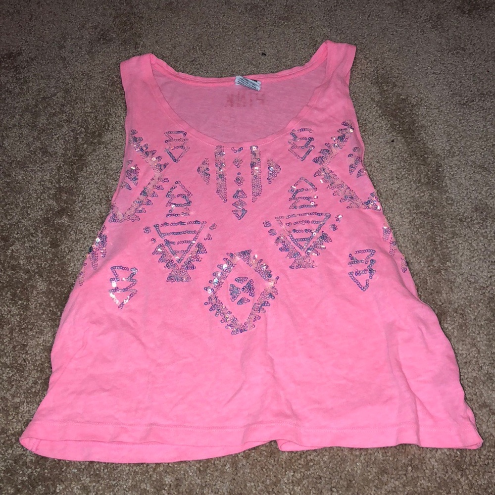 Cute Pink tee with sparkles